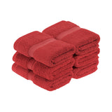 Egyptian Cotton Face Towel Set of 6 by Madison