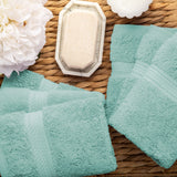 Egyptian Cotton Face Towel Set of 6 by Madison