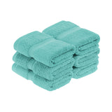 Egyptian Cotton Face Towel Set of 6 by Madison