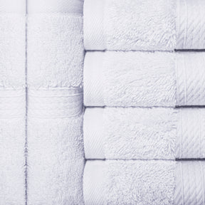 Egyptian Cotton Heavyweight 6 Piece Face Towel/ Washcloth Set - White