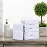 Egyptian Cotton Face Towel Set of 6 by Madison