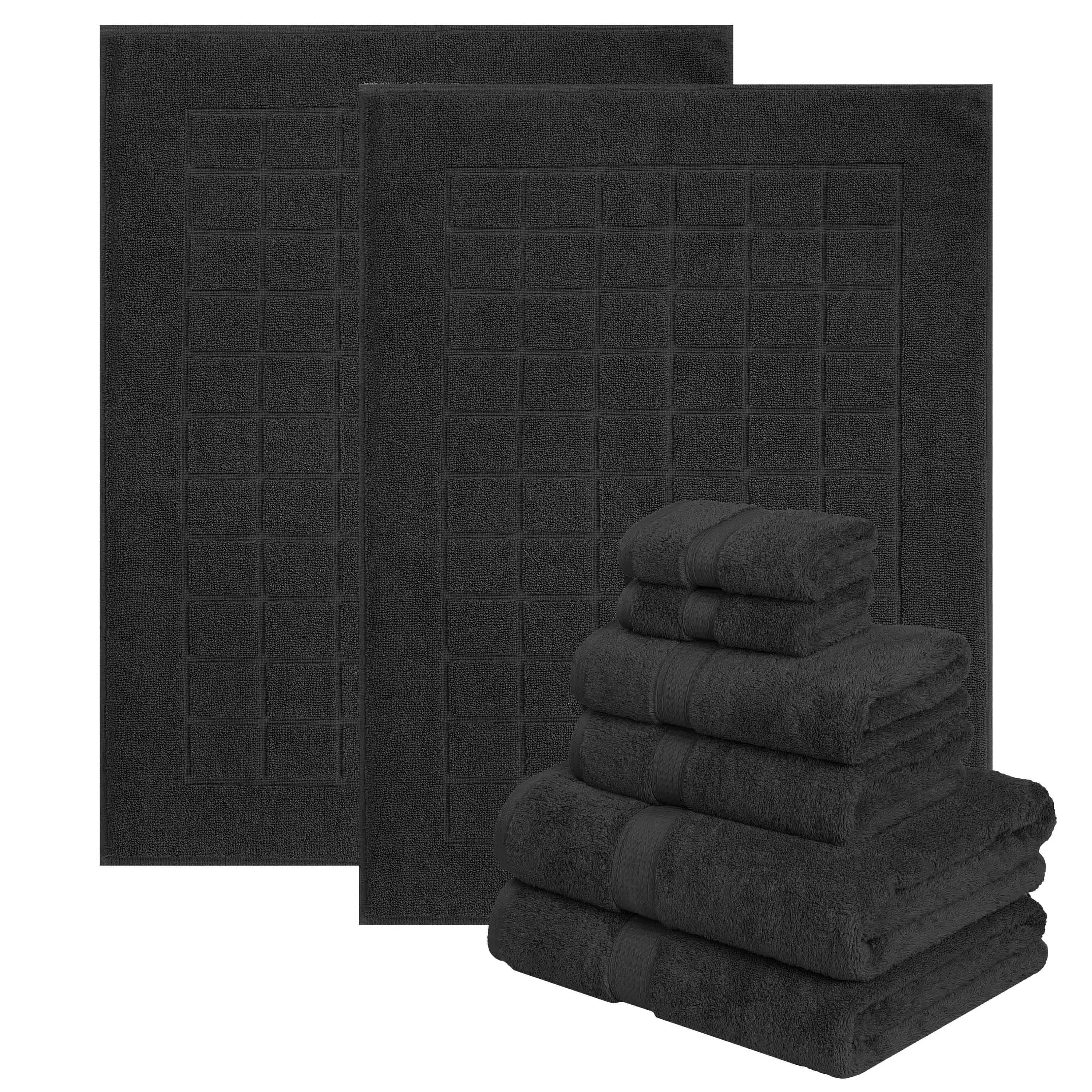8-Piece Signature Plush Bath Bundle - Move-in Bundle by Superior Brand