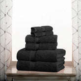 Superior Egyptian Cotton Heavyweight 6 Piece Bath Towel Set