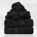 Madison Egyptian Cotton Plush Heavyweight 6 Piece Towel Set