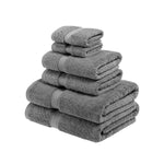 Madison Egyptian Cotton Plush Heavyweight 6 Piece Towel Set - Egyptian Cotton Towel Set by Superior Brand