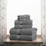 Madison Egyptian Cotton Plush Heavyweight 6 Piece Towel Set - Egyptian Cotton Towel Set by Superior Brand