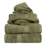 Madison Egyptian Cotton Plush Heavyweight 6 Piece Towel Set