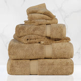 Madison Egyptian Cotton Plush Heavyweight 6 Piece Towel Set