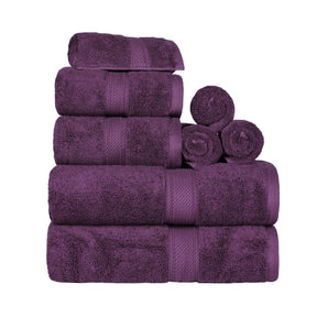 Egyptian Cotton Heavyweight 8 Piece Towel Set