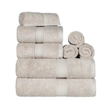 Egyptian Cotton 8-piece towel set – Plush & Heavyweight
