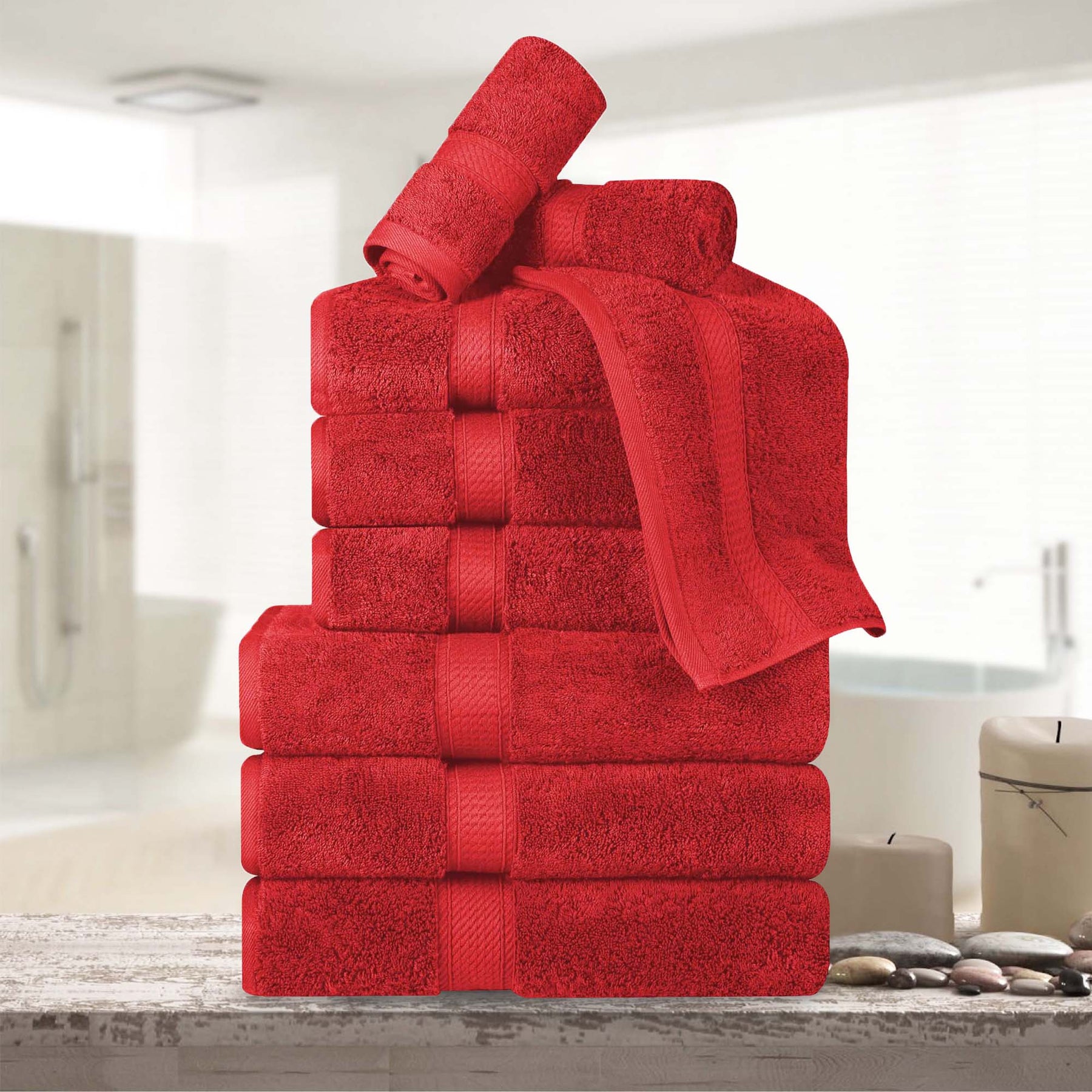 Egyptian Cotton Beach Towel Bath Towels Bathroom Thick Luxury