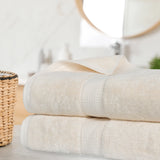 Egyptian Cotton Bath Towels - Plush Bath Sheet Set of 2