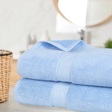 Egyptian Cotton Bath Towels - Plush Bath Sheet Set of 2