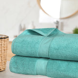 Egyptian Cotton Bath Towels - Plush Bath Sheet Set of 2