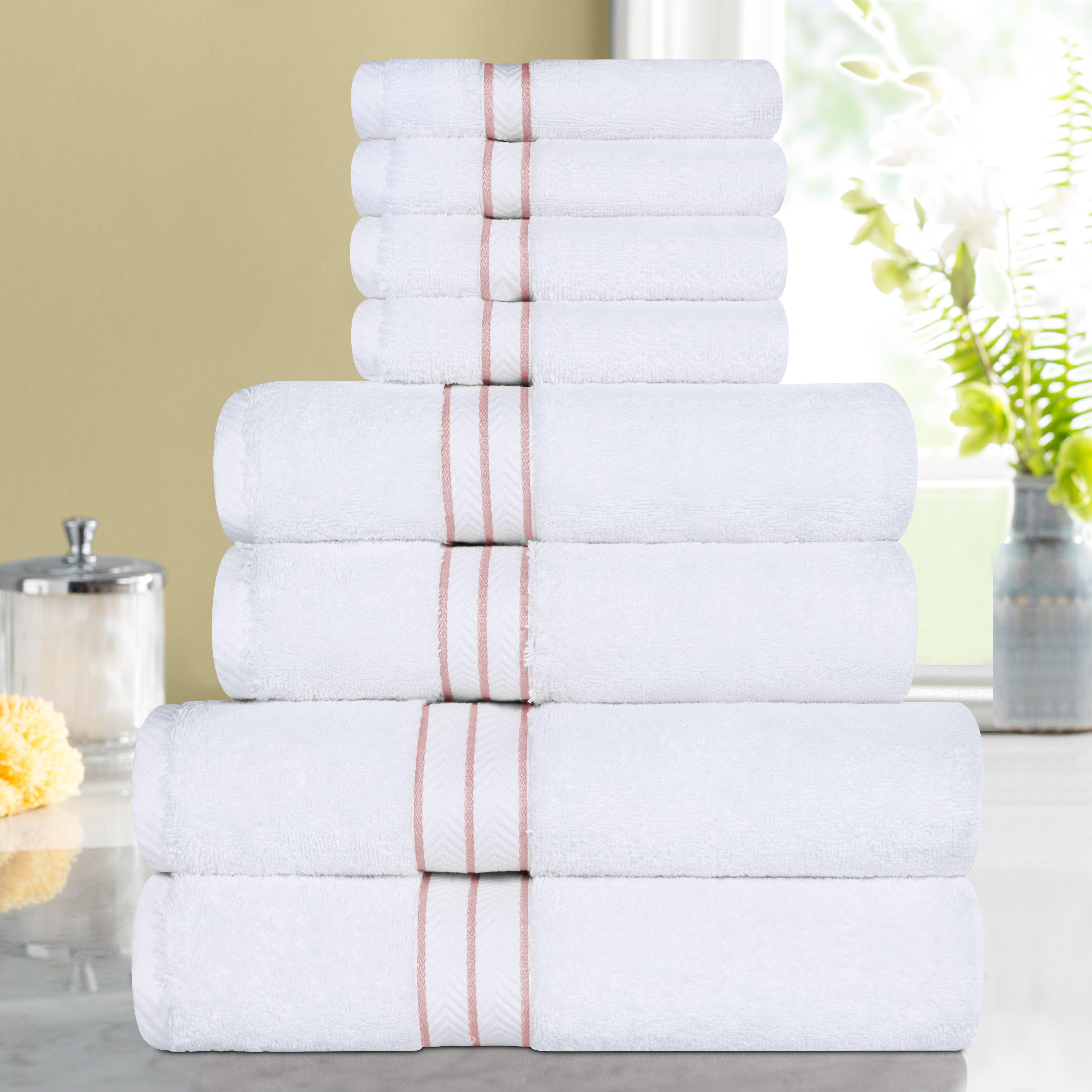 Ultra-Plush Turkish Cotton Hotel Collection Solid Towel Set Collection - Towel Set by Superior