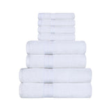 Turkish Cotton Heavyweight Plush 8 Piece Towel Set