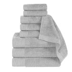 Rayon from Bamboo Eco-Friendly Fluffy Soft Solid 9 Piece Towel Set - Towel Set by Superior Brand