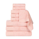 Rayon from Bamboo Eco-Friendly Fluffy Soft Solid 9 Piece Towel Set - Towel Set by Superior Brand