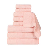 Rayon from Bamboo Eco-Friendly Fluffy Soft Solid 9 Piece Towel Set - Towel Set by Superior Brand