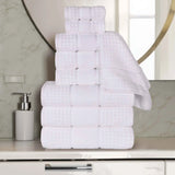 Napa Zero Twist Cotton Solid Waffle Honeycomb 9 Piece Towel Set - Towel Set by Superior Brand