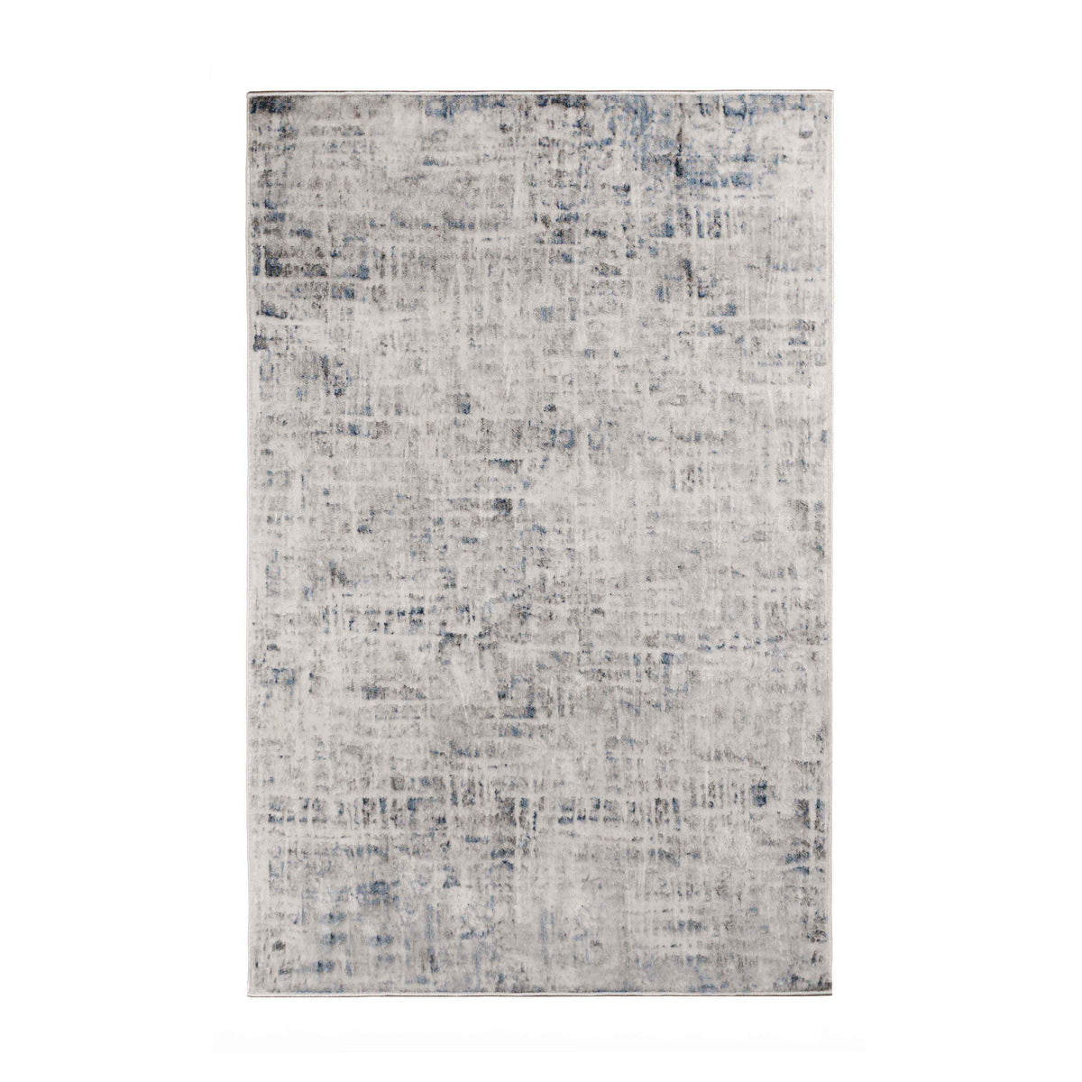 Acer Distressed Contemporary Abstract Modern Indoor Area Rug - Blue