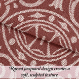 Lightweight Cotton Blend Bedspread Sets Adalie Medallion Jacquard