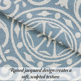 Lightweight Cotton Blend Bedspread Sets Adalie Medallion Jacquard