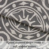 Lightweight Cotton Blend Bedspread Sets Adalie Medallion Jacquard