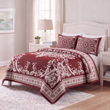 Lightweight Cotton Blend Bedspread Sets Adalie Medallion Jacquard