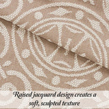 Lightweight Cotton Blend Bedspread Sets Adalie Medallion Jacquard