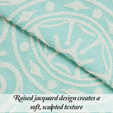 Lightweight Cotton Blend Bedspread Sets Adalie Medallion Jacquard