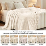 Flannel Fleece Blanket – Alaska Diamond Quilted - Warm and Plush