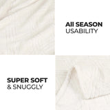 Flannel Fleece Blanket – Alaska Diamond Quilted - Warm and Plush