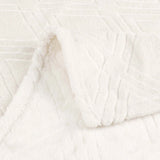 Flannel Fleece Blanket – Alaska Diamond Quilted - Warm and Plush