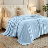Flannel Fleece Blanket – Alaska Diamond Quilted - Warm and Plush