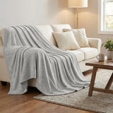 Flannel Fleece Blanket – Alaska Diamond Quilted - Warm and Plush