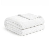 Flannel Fleece Blanket – Alaska Diamond Quilted - Warm and Plush