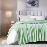 Flannel Fleece Blanket – Alaska Diamond Quilted - Warm and Plush