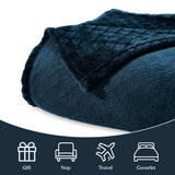 Flannel Fleece Blanket – Alaska Diamond Quilted - Warm and Plush