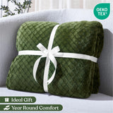 Flannel Fleece Blanket – Alaska Diamond Quilted - Warm and Plush