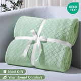 Flannel Fleece Blanket – Alaska Diamond Quilted - Warm and Plush