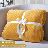 Flannel Fleece Blanket – Alaska Diamond Quilted - Warm and Plush