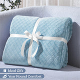 Flannel Fleece Blanket – Alaska Diamond Quilted - Warm and Plush