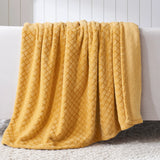 Flannel Fleece Blanket – Alaska Diamond Quilted - Warm and Plush