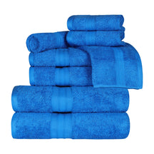 Cotton Heavyweight Absorbent Plush 8 Piece Towel Set - Allure