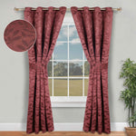 Leaves Room Darkening Washable Blackout Curtain Panels, Set of 2 - Blackout Curtains by Superior