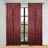 Leaves Room Darkening Back Tabs Blackout Curtain Panels, Set of 2 - Blackout Curtains by Superior