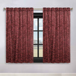Leaves Room Darkening Back Tabs Blackout Curtain Panels, Set of 2 - Blackout Curtains by Superior