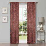 Leaves Room Darkening Washable Blackout Curtain Panels, Set of 2 - Blackout Curtains by Superior