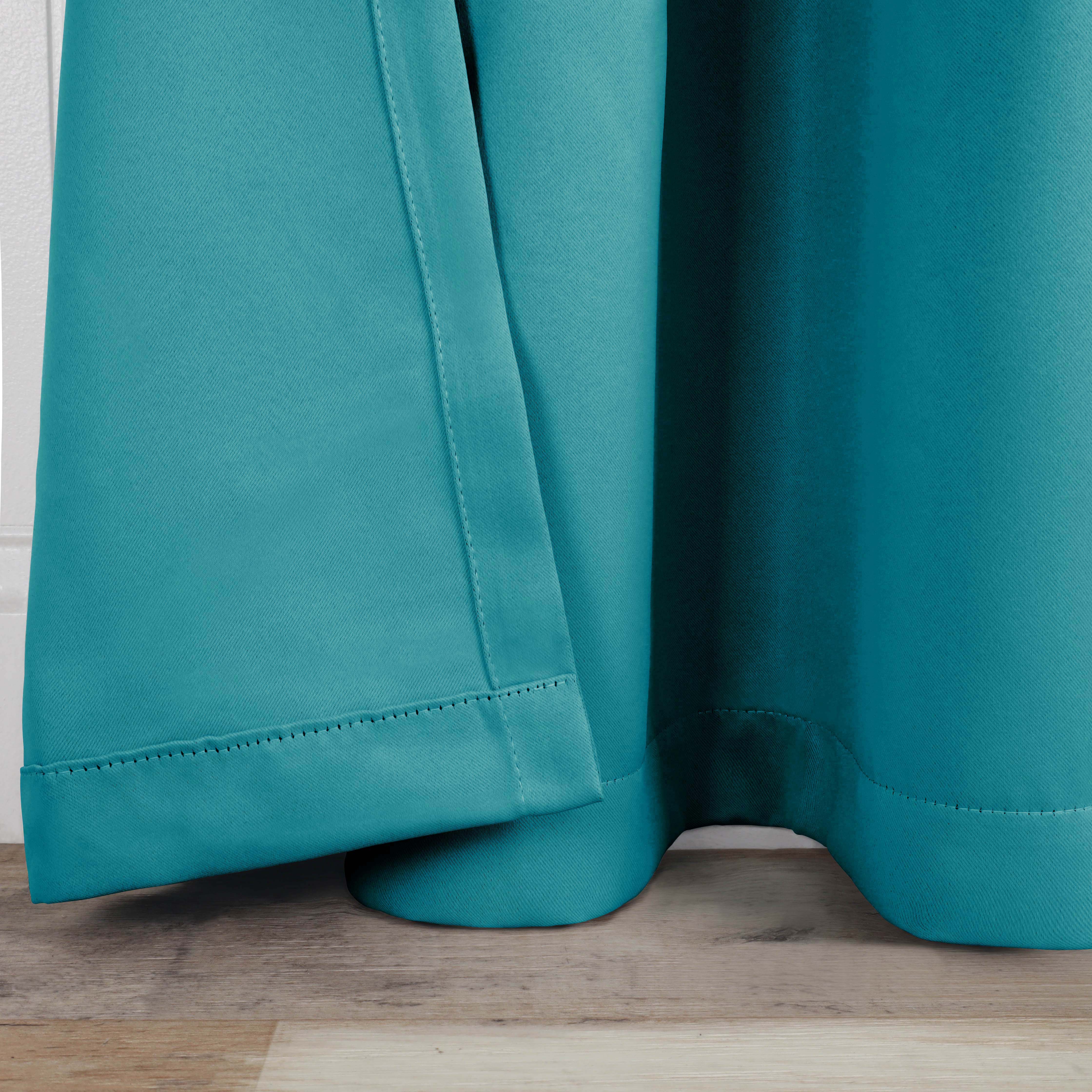 Solid Room Darkening Blackout Curtain Panels, Back Tabs, Set of 2 - Blackout Curtains by Superior